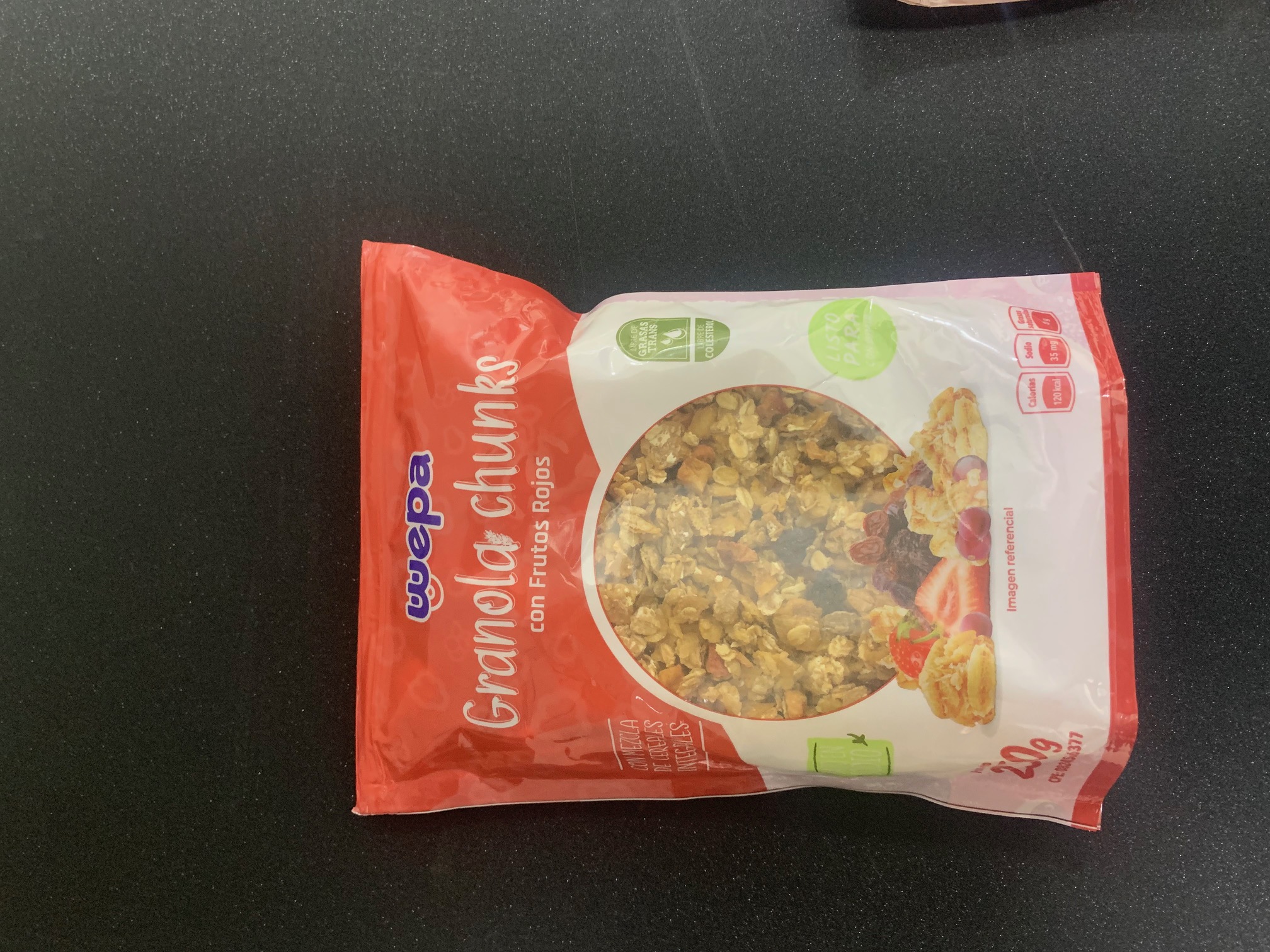 Granola Chunks Frutos Rojos 250g