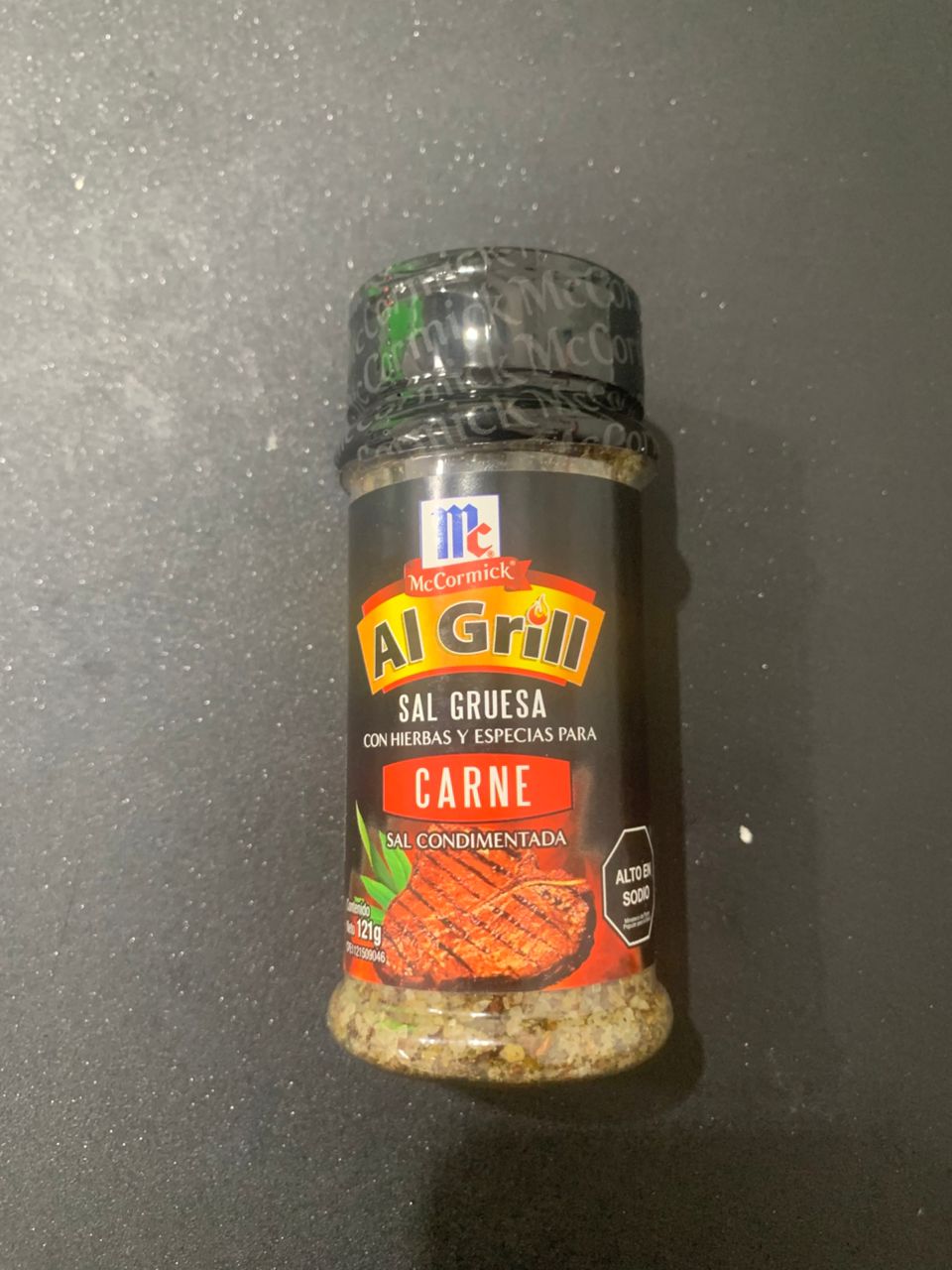 Sal Gruesa C/Hierbas Para Carne 121g