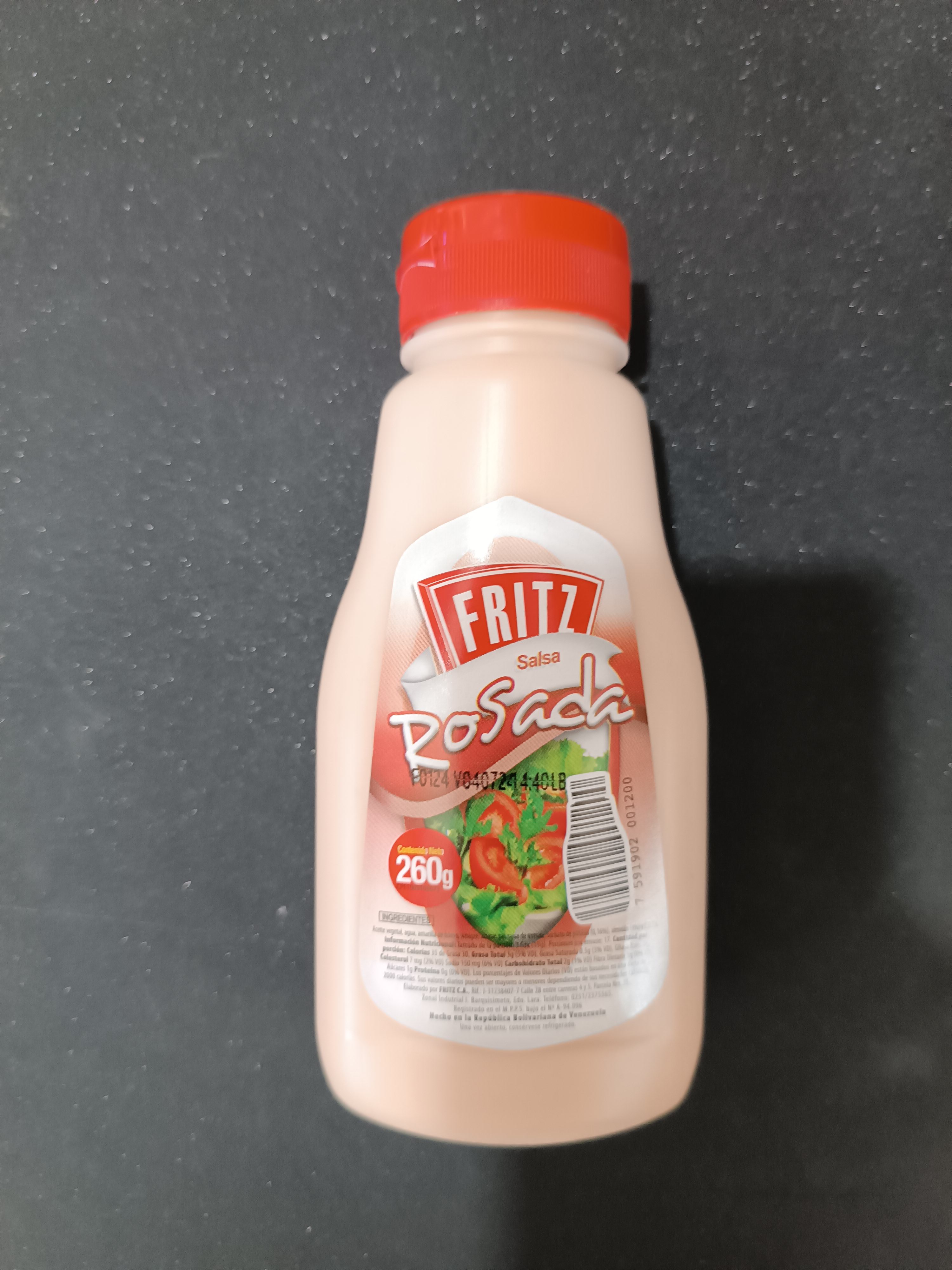 Salsa FRITZ Rosada 260g