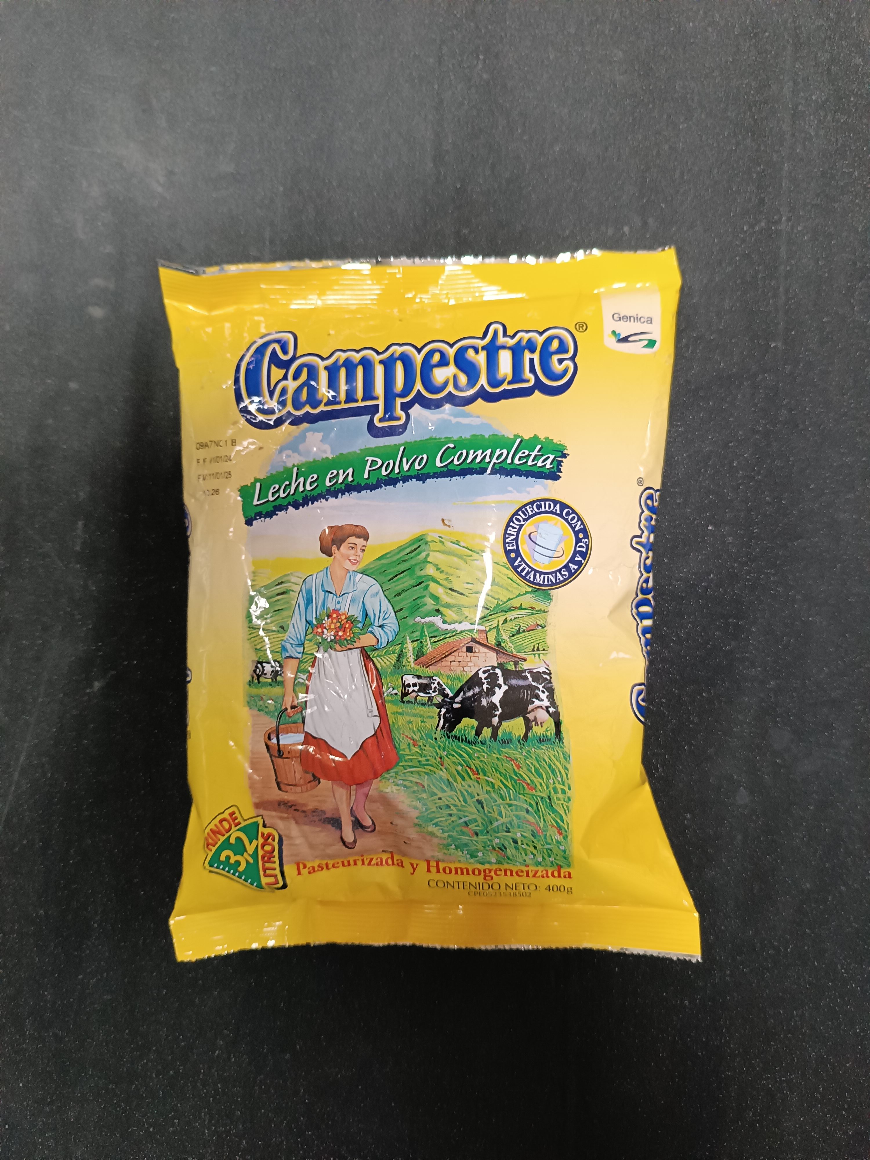 Leche Comp Campestre 400g
