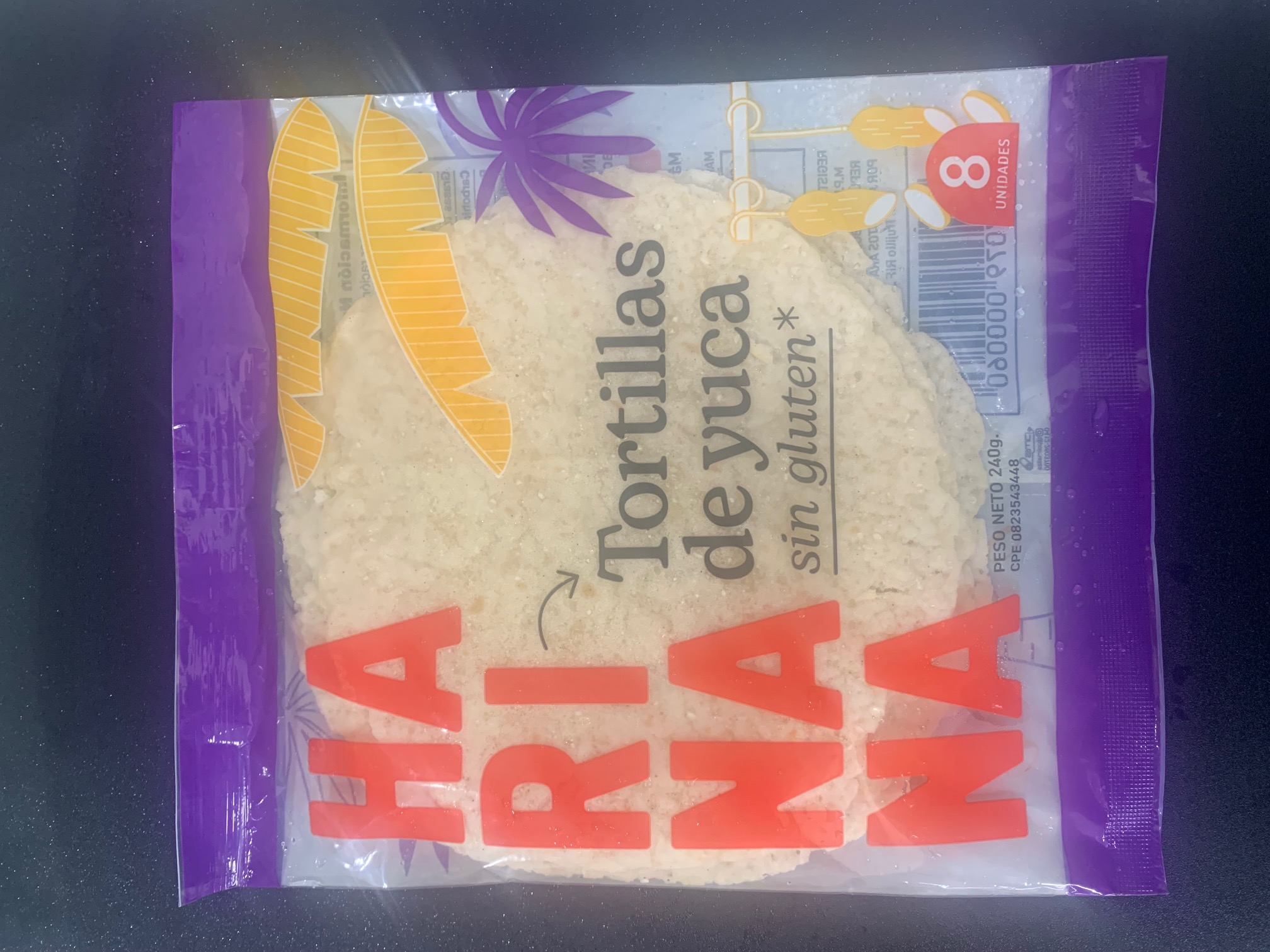 Tortillas de Yuca Sin Gluten 240g