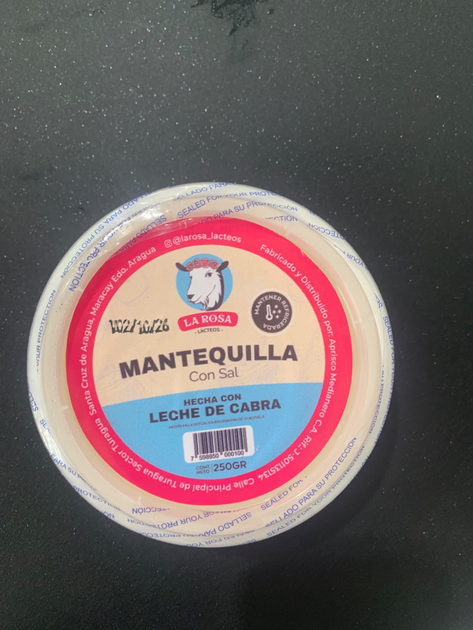 Mantequilla C/Sal La Rosa 250g