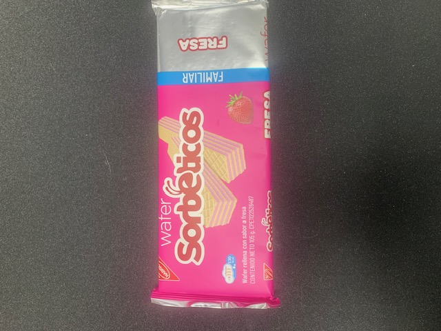 Sorbeticos Wafer de Fresa 105g