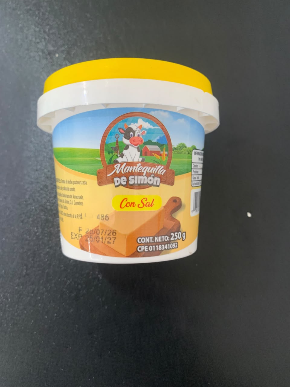 Mantequilla de Simon C/Sal 250g