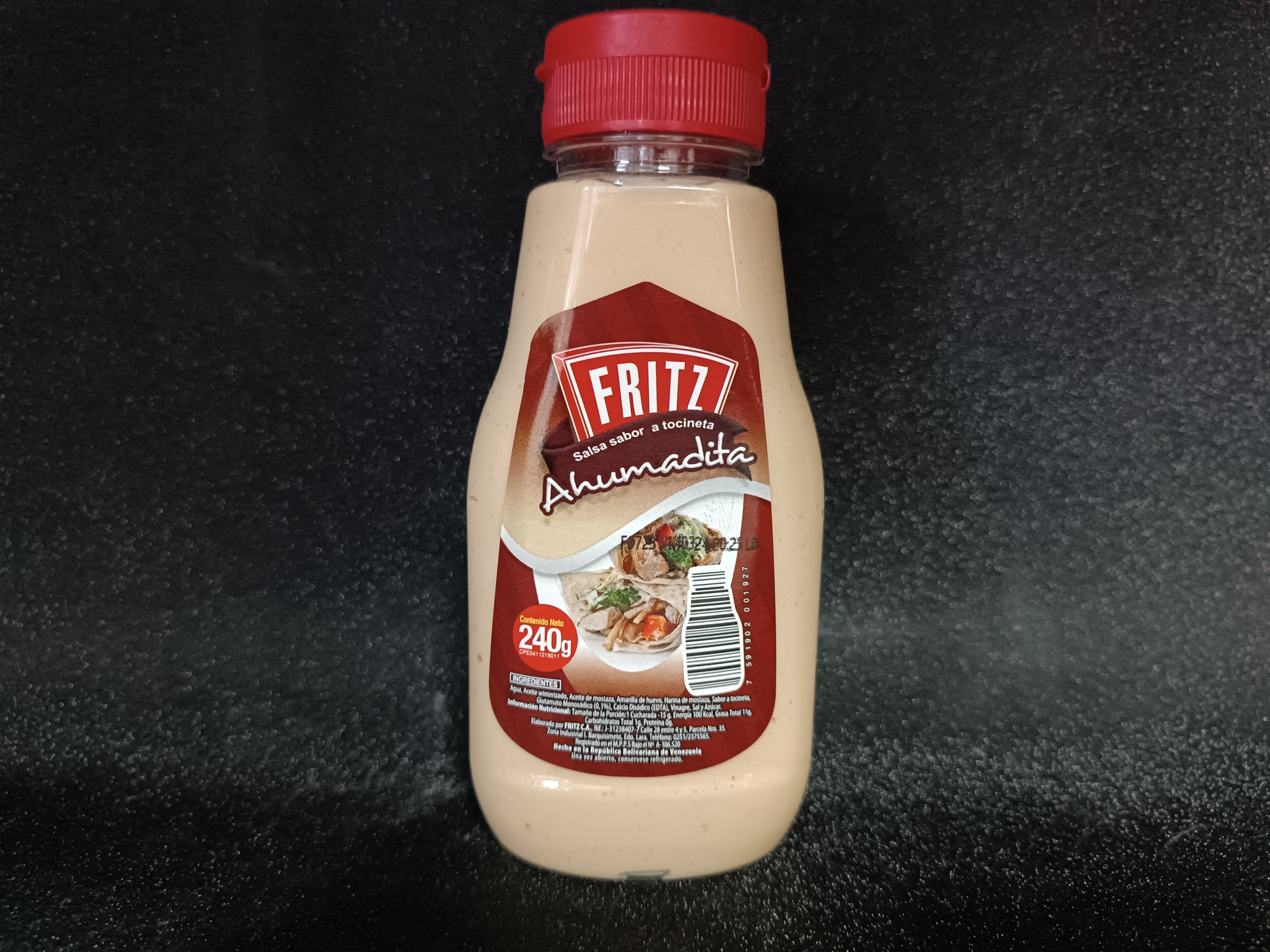 Salsa FRITZ de Tocineta 240g