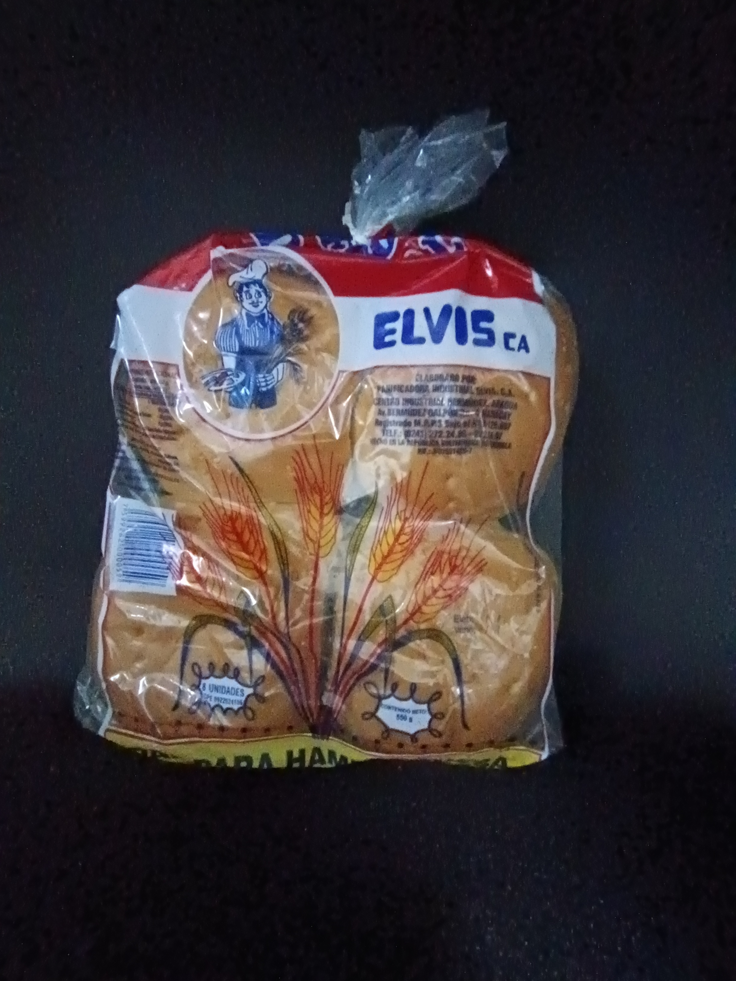 Pan Elvis de Hamburguesa 8und